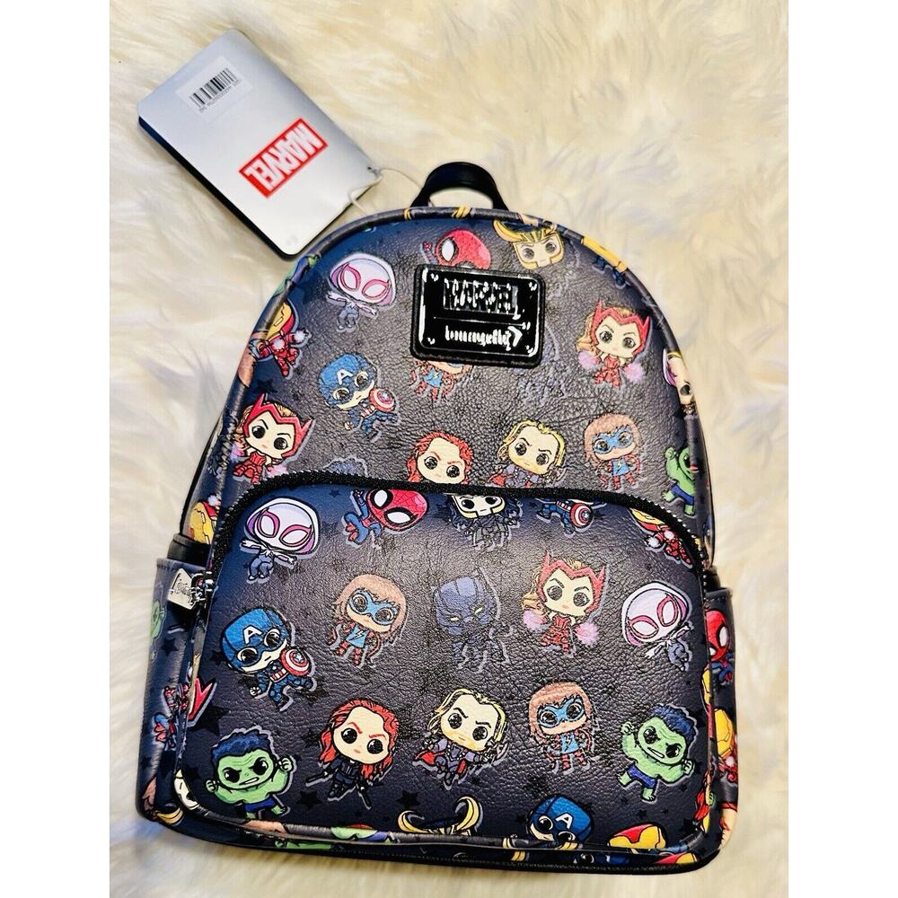 *NEW SOLD OUT LE*Loungefly Disney Parks Exclusive Marvel Chibi Mini Backpack